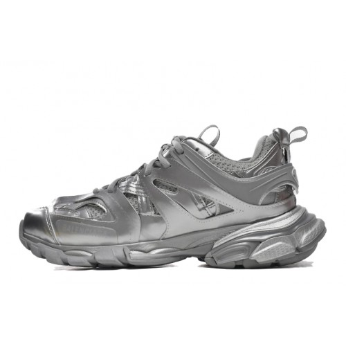 Balenciaga Track.2 Open Sneaker “Bright Silver”